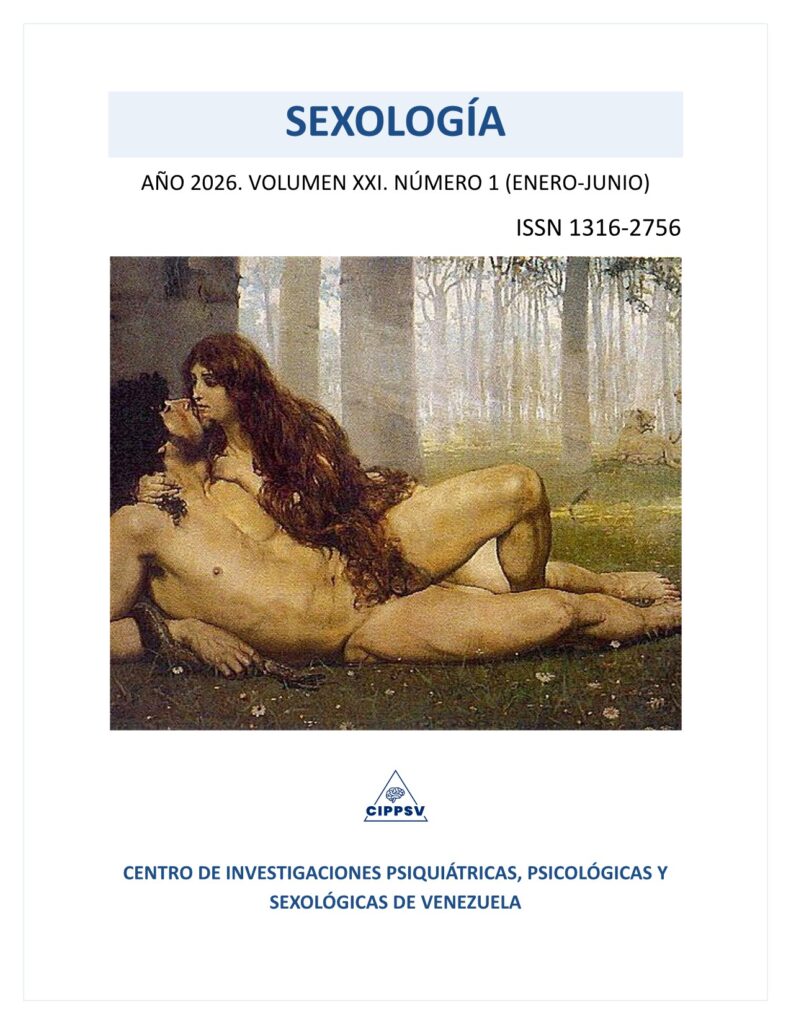 Portada de Revista de Sexología, Volumen XXI · Enero – Junio 2026